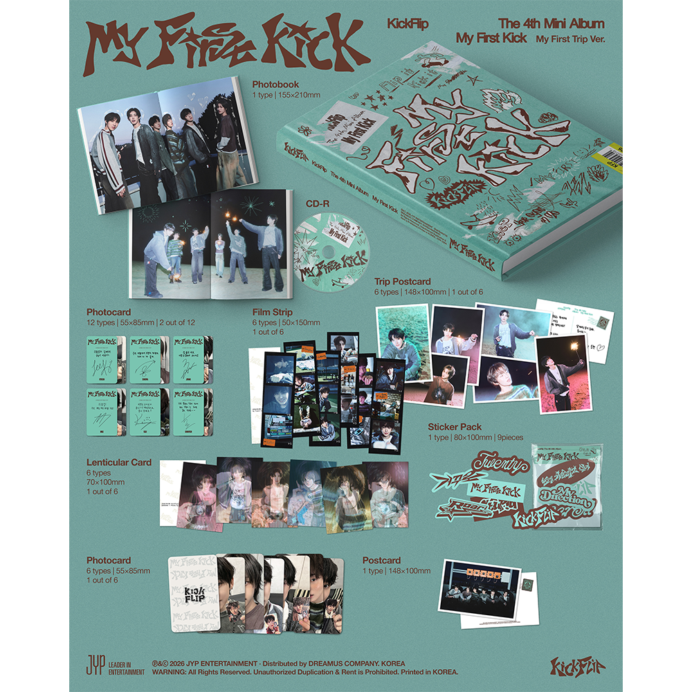 ★非売品◆直筆サインCD◆KickFlip◆My First Flip◆国内発送 My First Kick (My First Trip Ver. Signed) - KickFlip Official Store