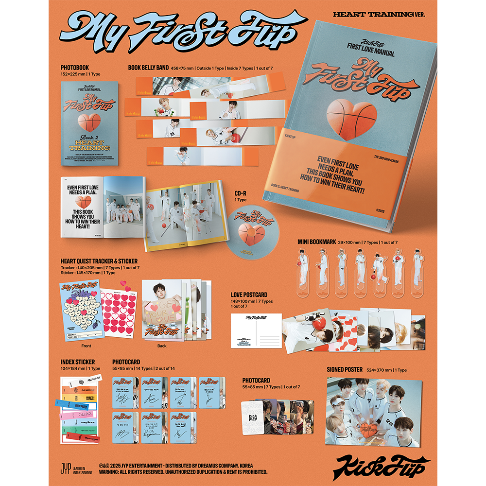 My First Flip (HEART TRAINING) Signed Contents